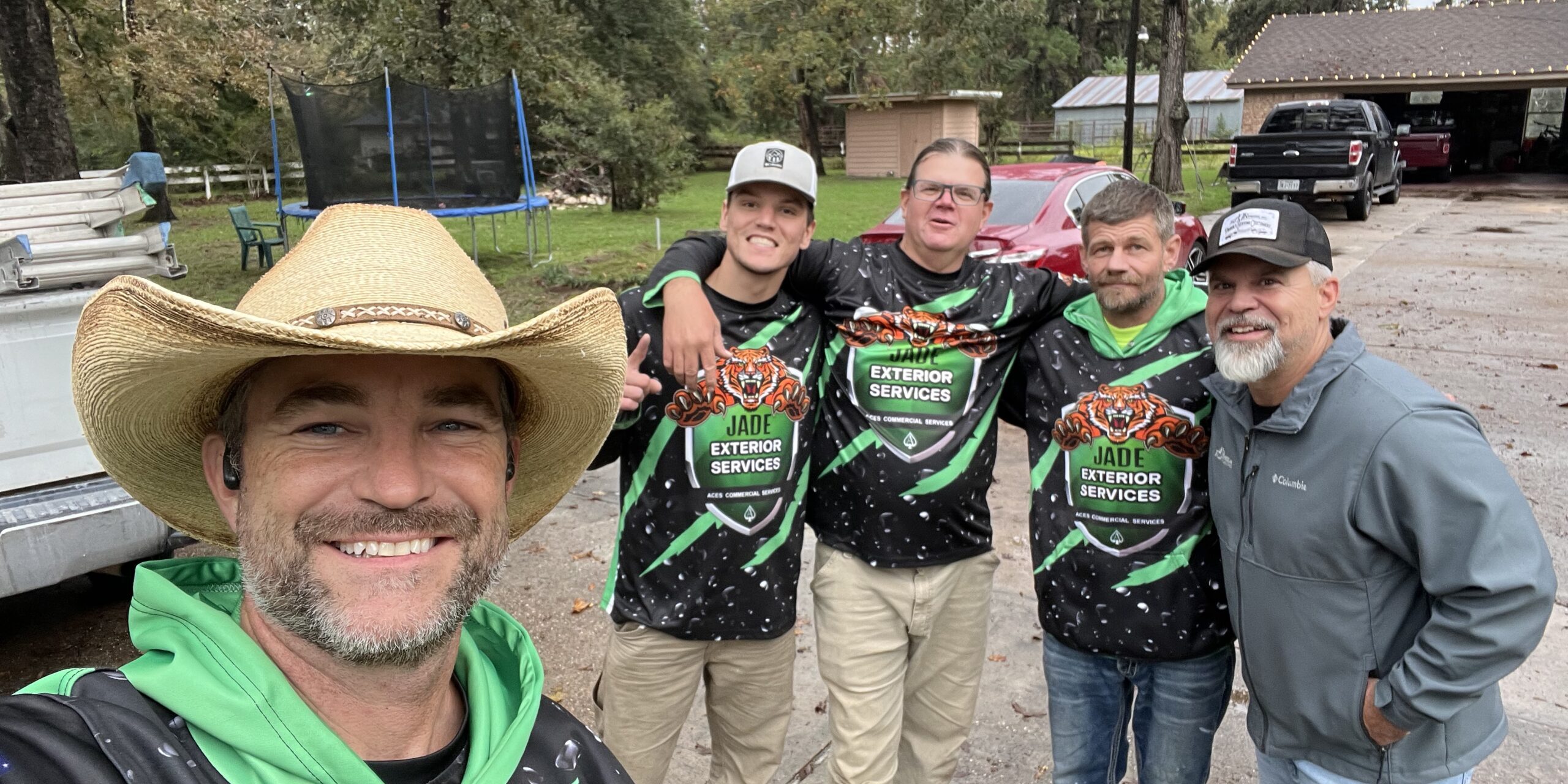 Pressure Washing Team Photo in The Woodlands Pressure Washing Team Photo in The Woodlands