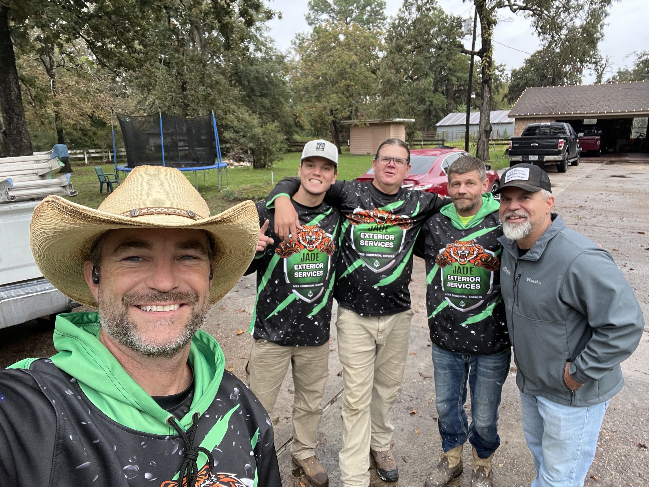 Pressure Washing Team Photo in The Woodlands